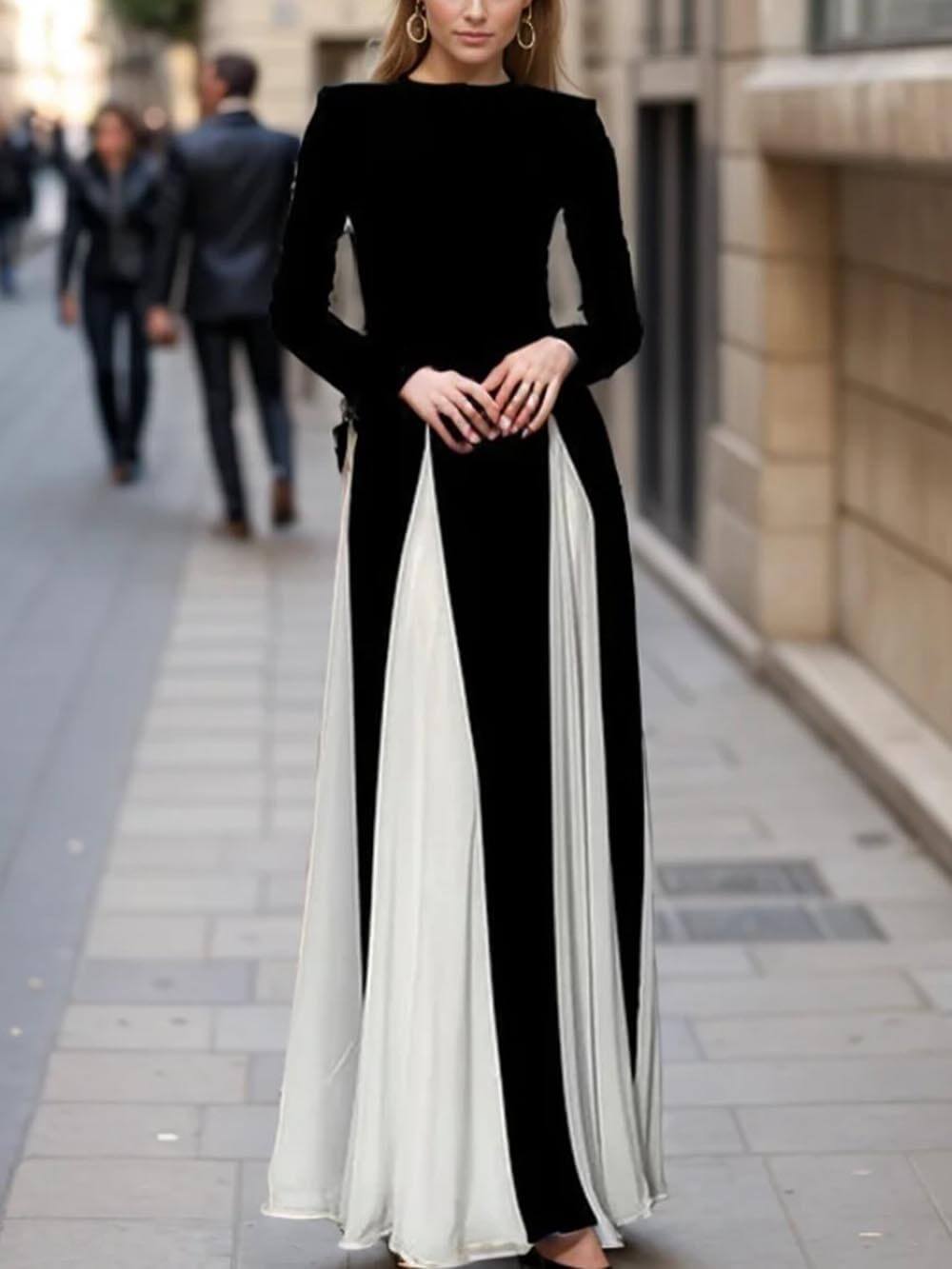 Long Sleeve Tulle Maxi Dress