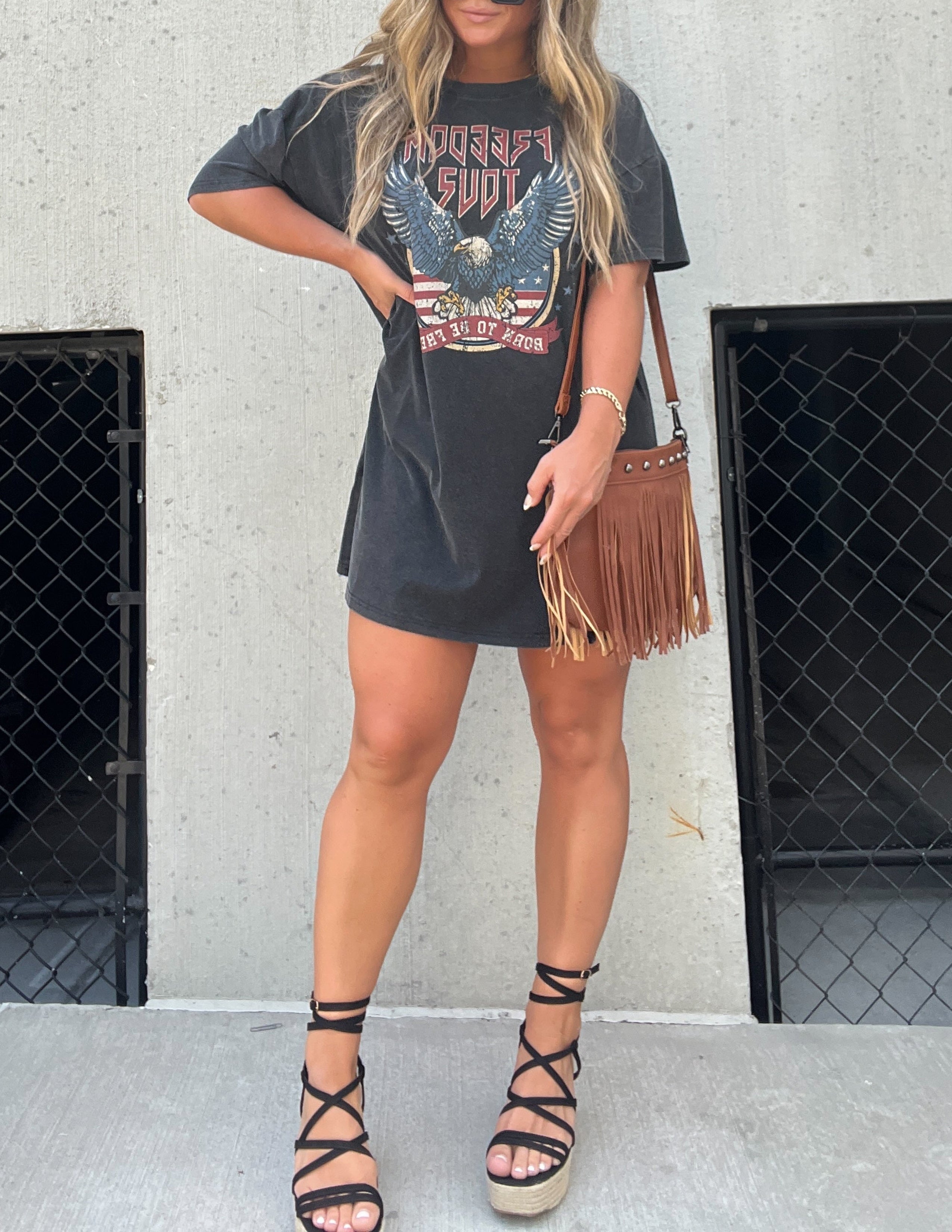 Graphic T-Shirt Shift Dress