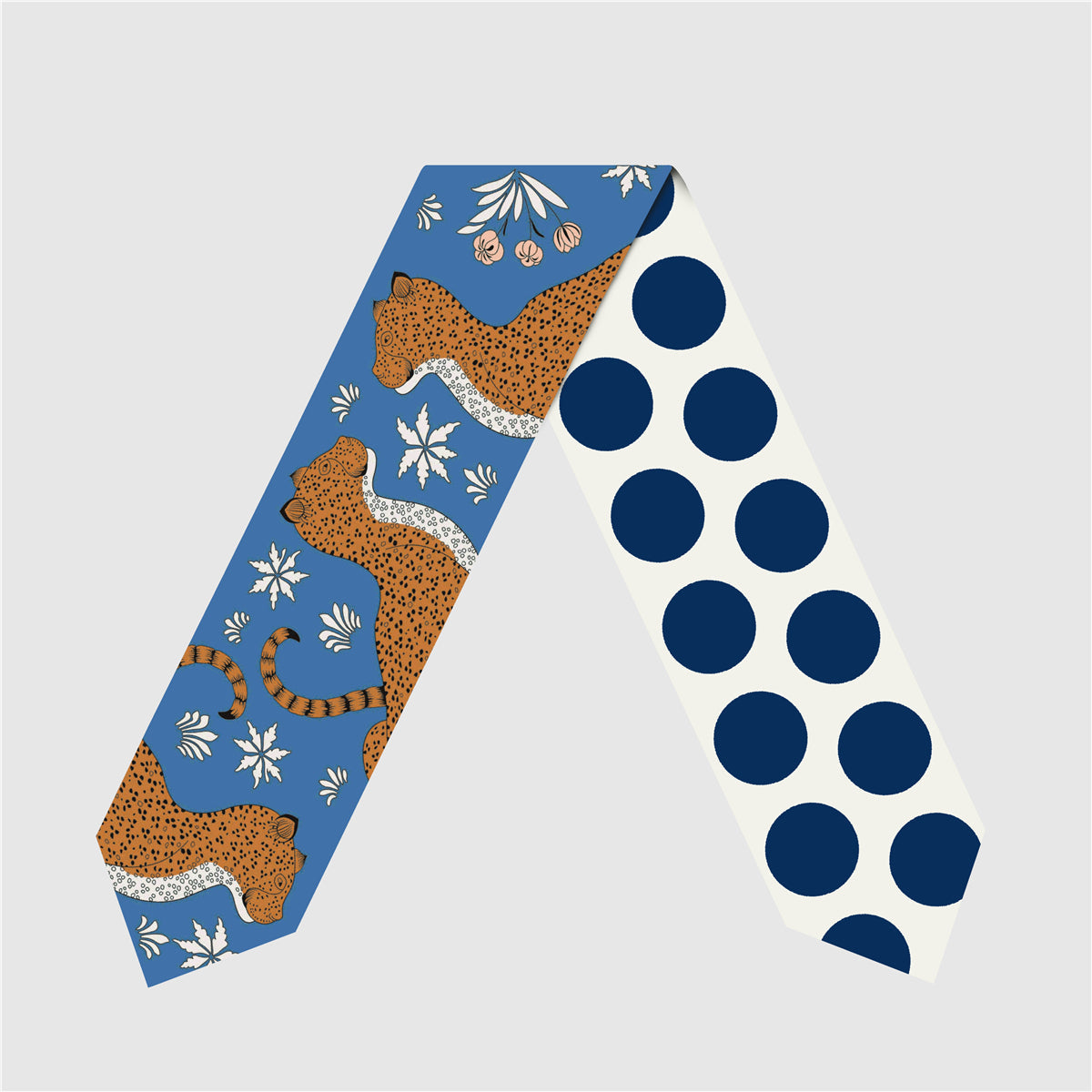 The Lila — Silk Skinny Scarf