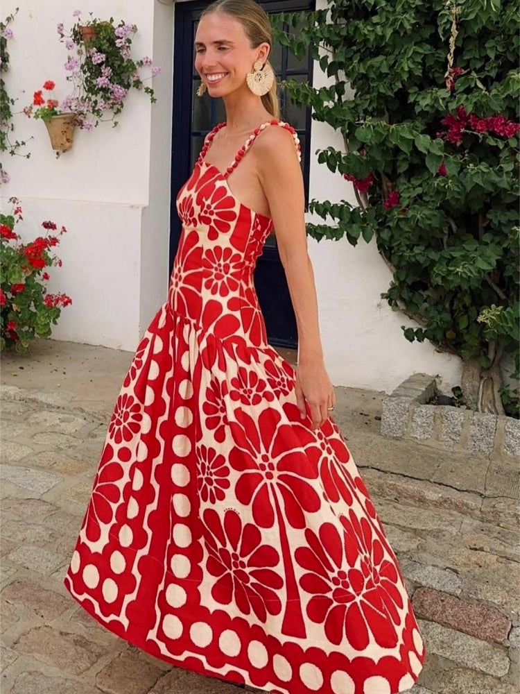 Resort Floral Dress