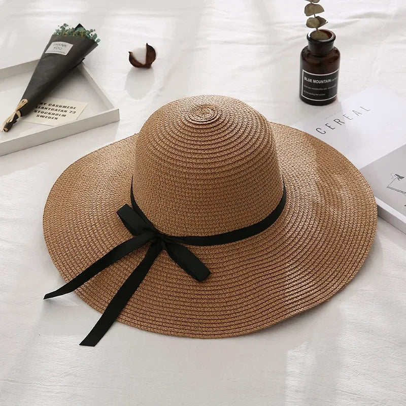 The Margaux — Wide-Brim Straw Sun Hat