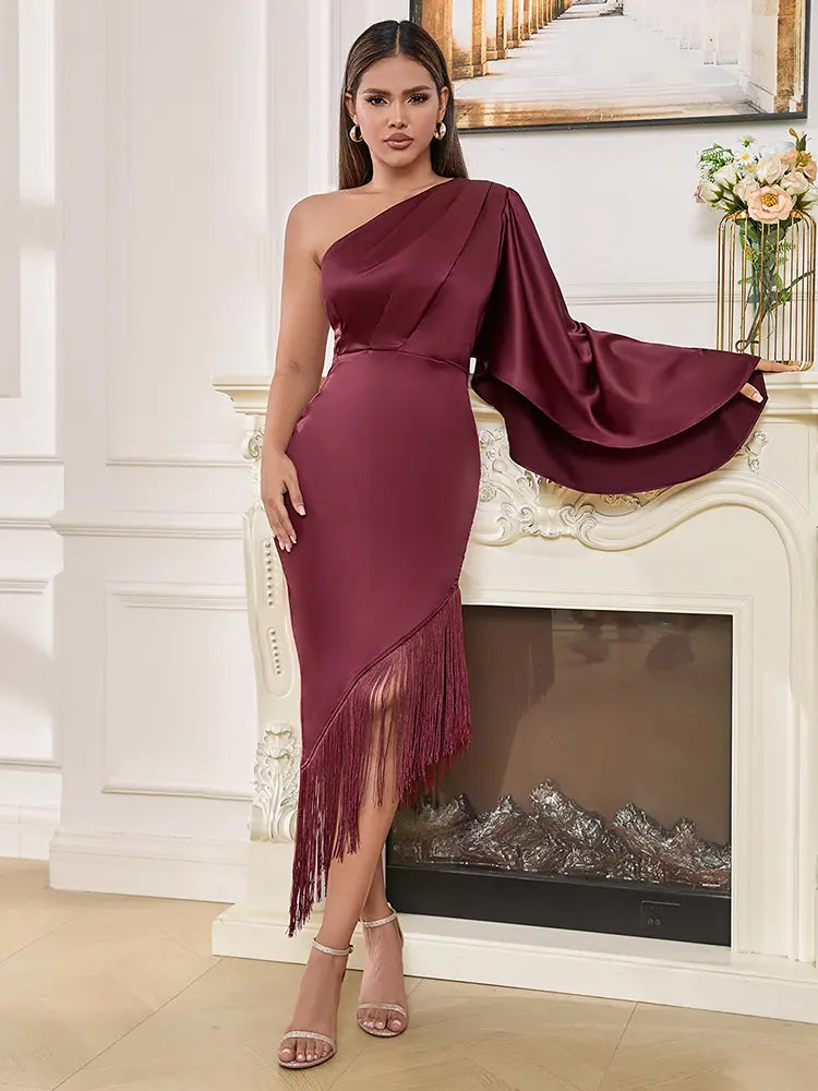 Fringe Tassel Bodycon Dress