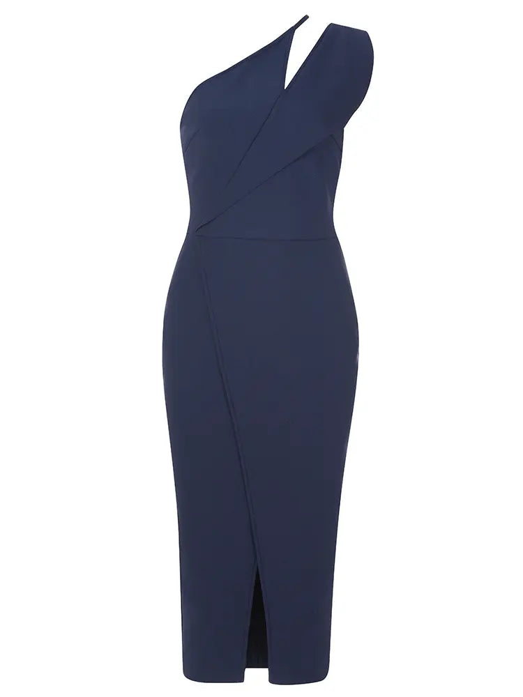 One-Shoulder Bandage Dress