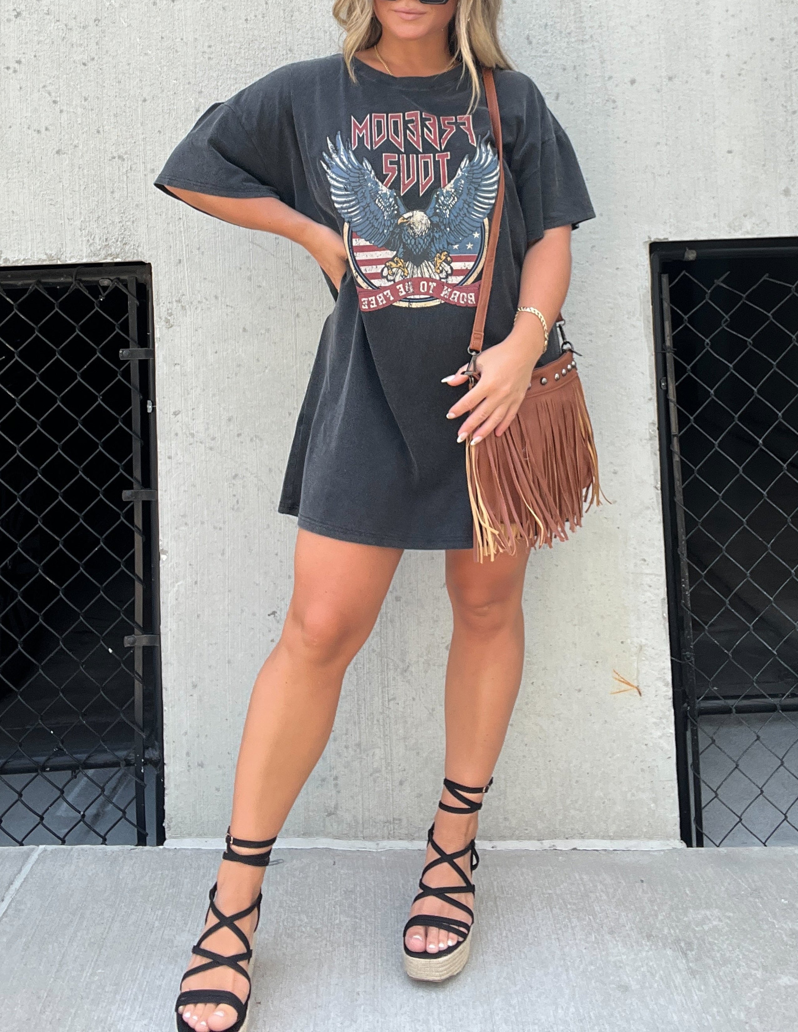 Graphic T-Shirt Shift Dress