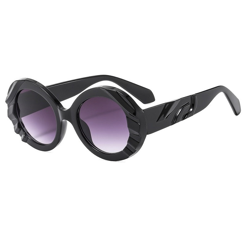 The Maëlle — Vintage Round Sunglasses, UV400
