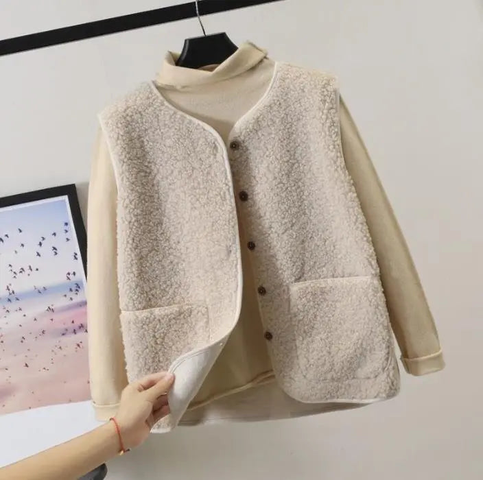 The Bunny — Teddy Fleece Sherpa Vest
