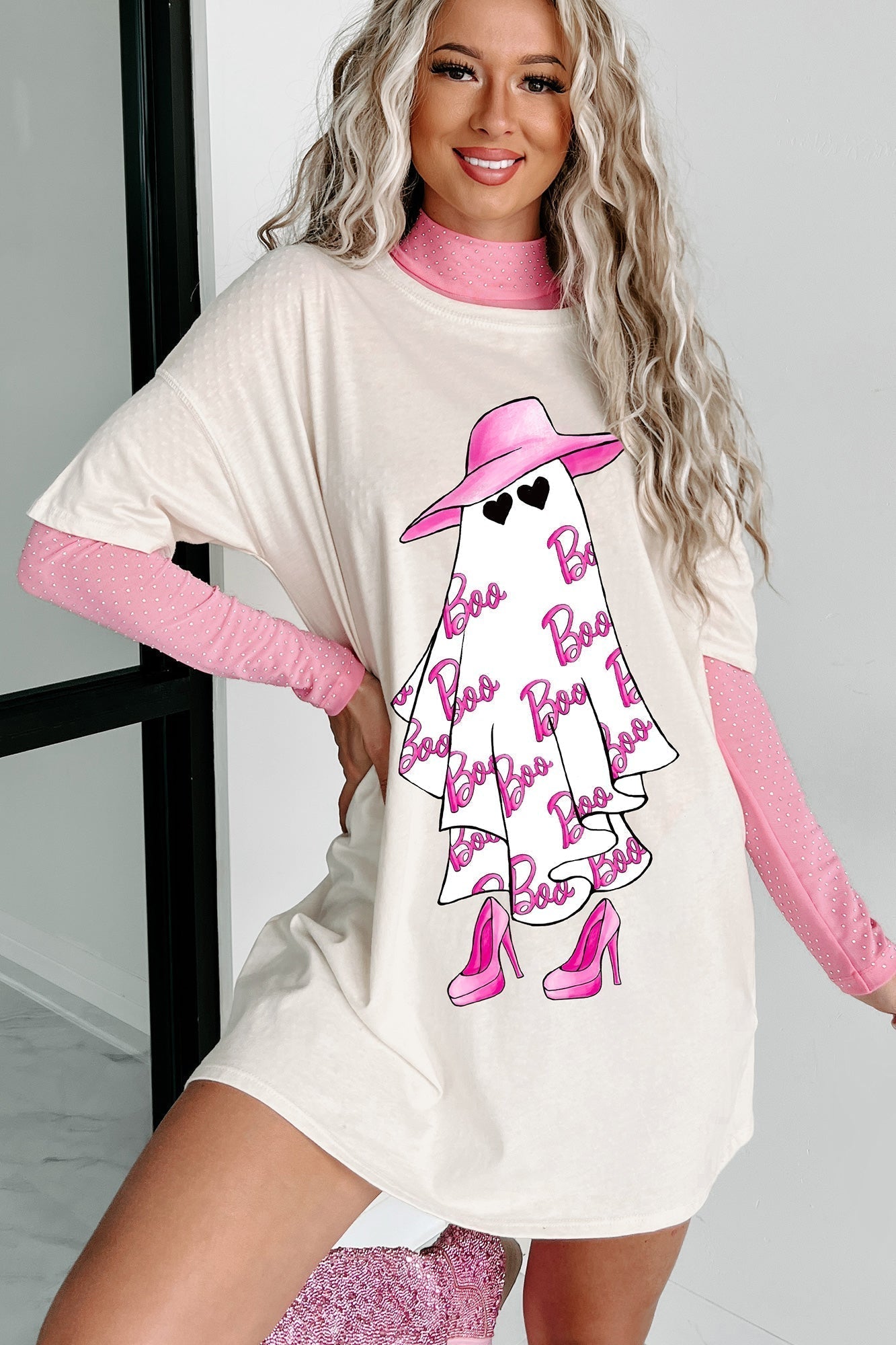 Graphic Oversized T-Shirt Dress