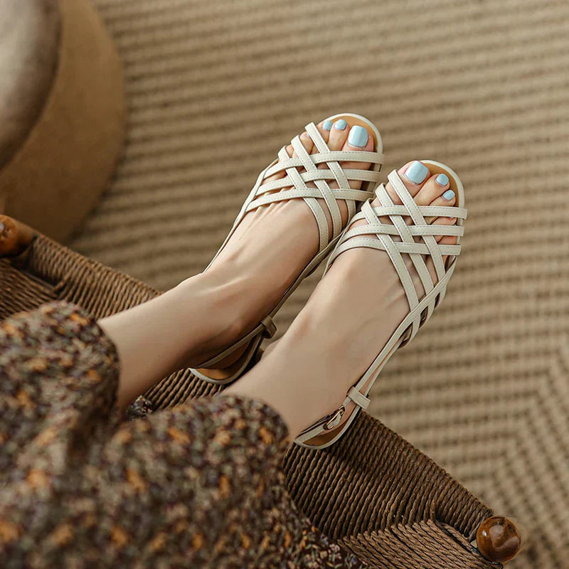 HANNELORE | LIGHT FLAT SANDALS