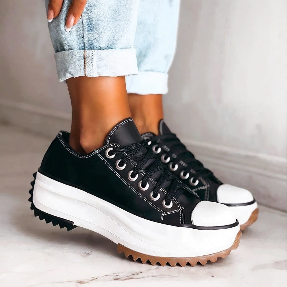 The Chiara — Chunky Lace-Up Sneakers