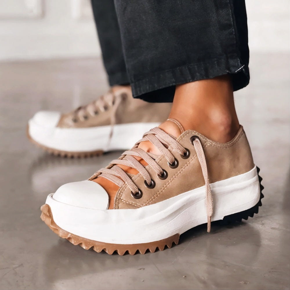 The Chiara — Chunky Lace-Up Sneakers