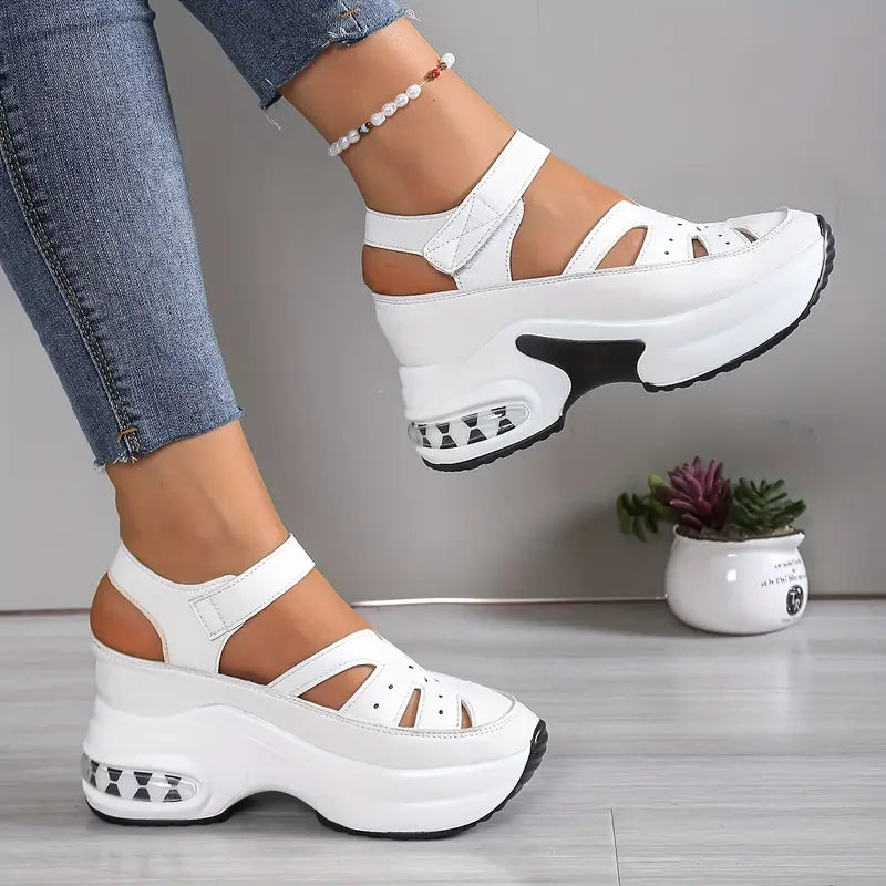 Chunky Platform Sandals — women's sandals, view 6 by Emyri