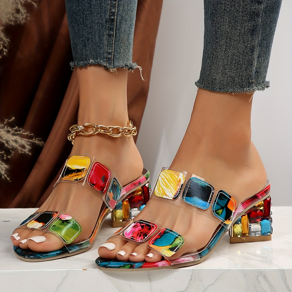 Contoured Footbed Sandals — women's sandals, view 3 by Emyri