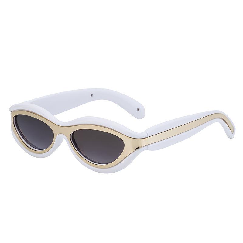 Powder Blue round steampunk sunglasses by Emyri
