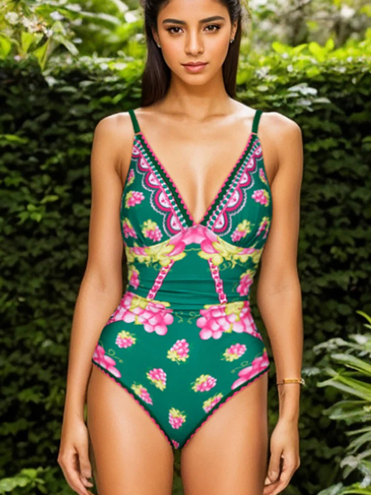 Deep V Maxi Cover-Up Set — women's beachwear by Emyri
