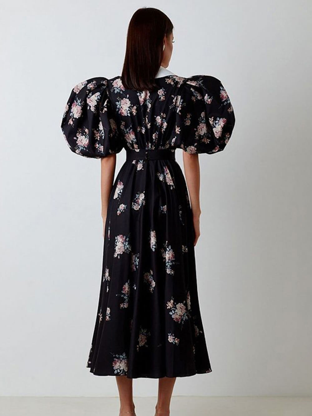 Doll Collar Midi Dress