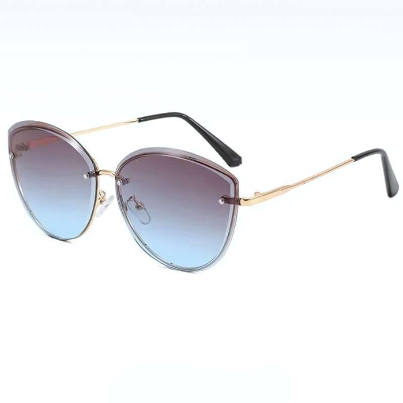 SolarCharm Cat-Eye | Sunglasses ladies, rimless cat-eye shape UV400