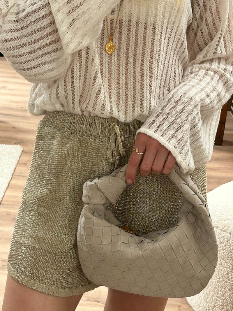 Elsa™ | Fashionable mini suede bag