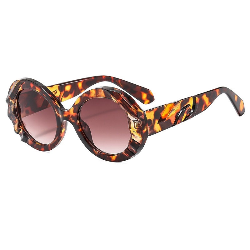 The Maëlle — Vintage Round Sunglasses, UV400