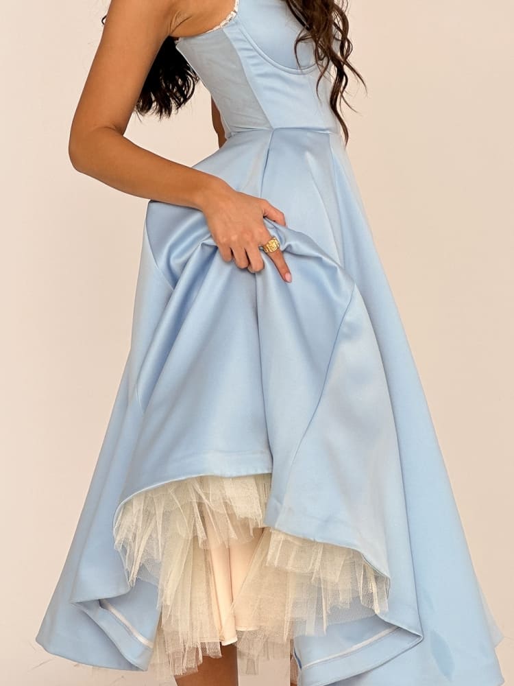 Sweetheart Tulle Midi Dress
