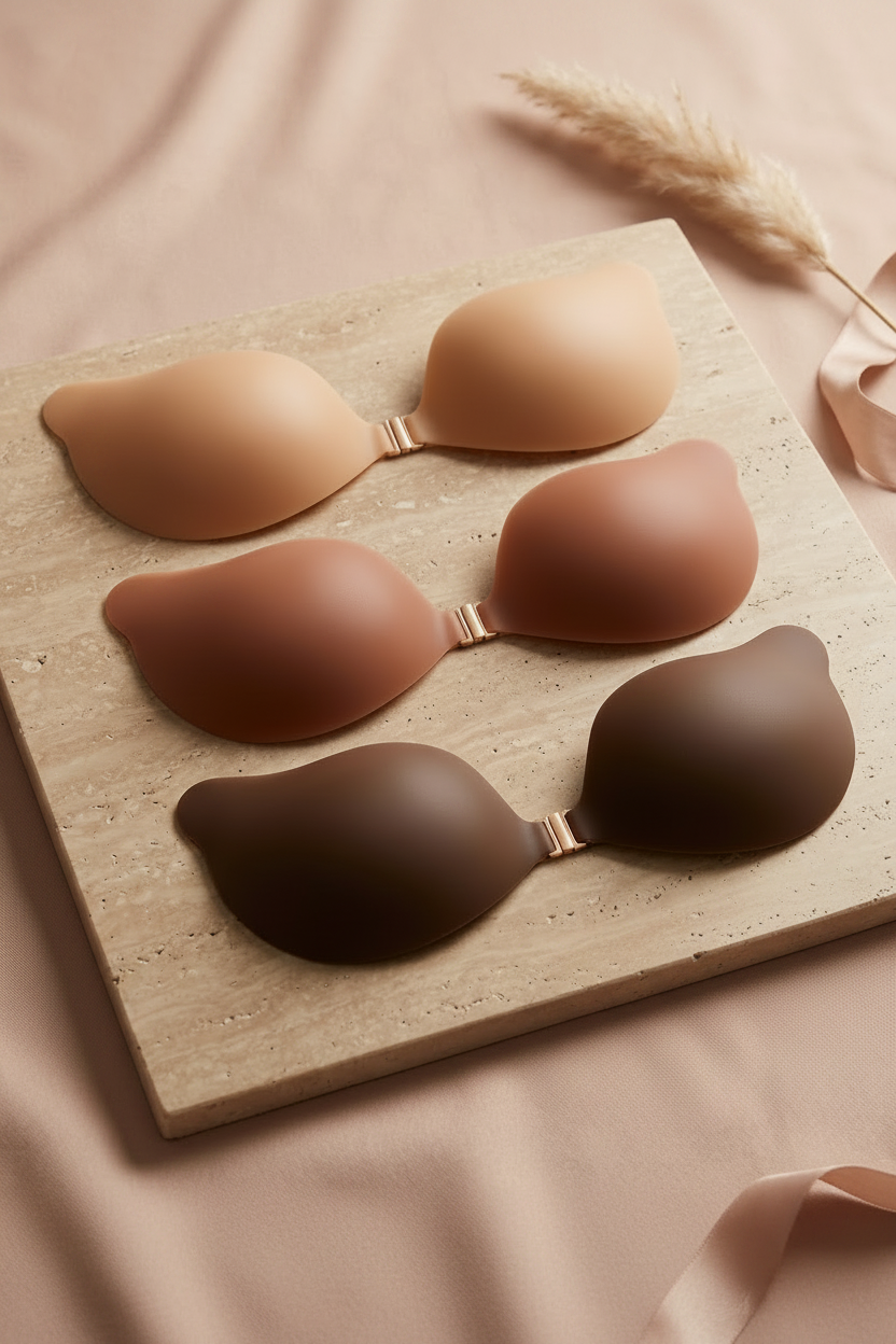 Invisible Lift Silicone Bra Cups — women's bra cups by Emyri