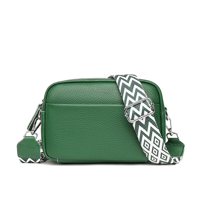 Women's compact leather crossbody bag — additional view