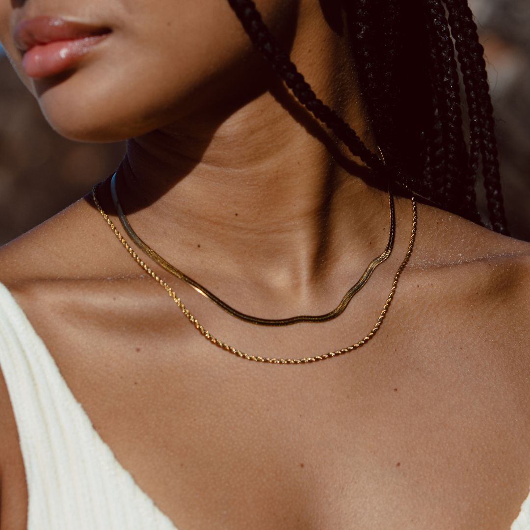 LuxeLayers™ | Multi-layered necklace — women's necklace, view 4 by Emyri