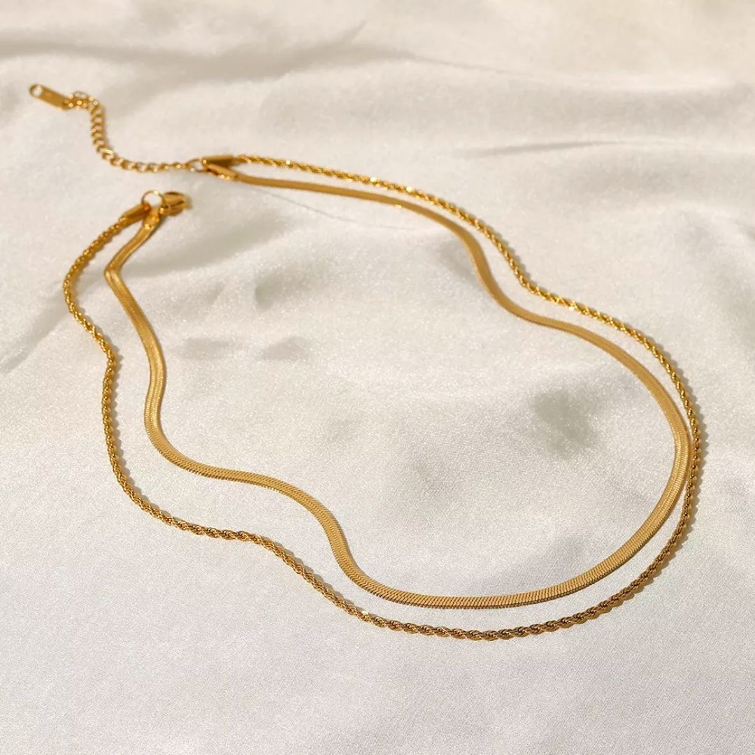 LuxeLayers™ | Multi-layered necklace — women's necklace, view 6 by Emyri