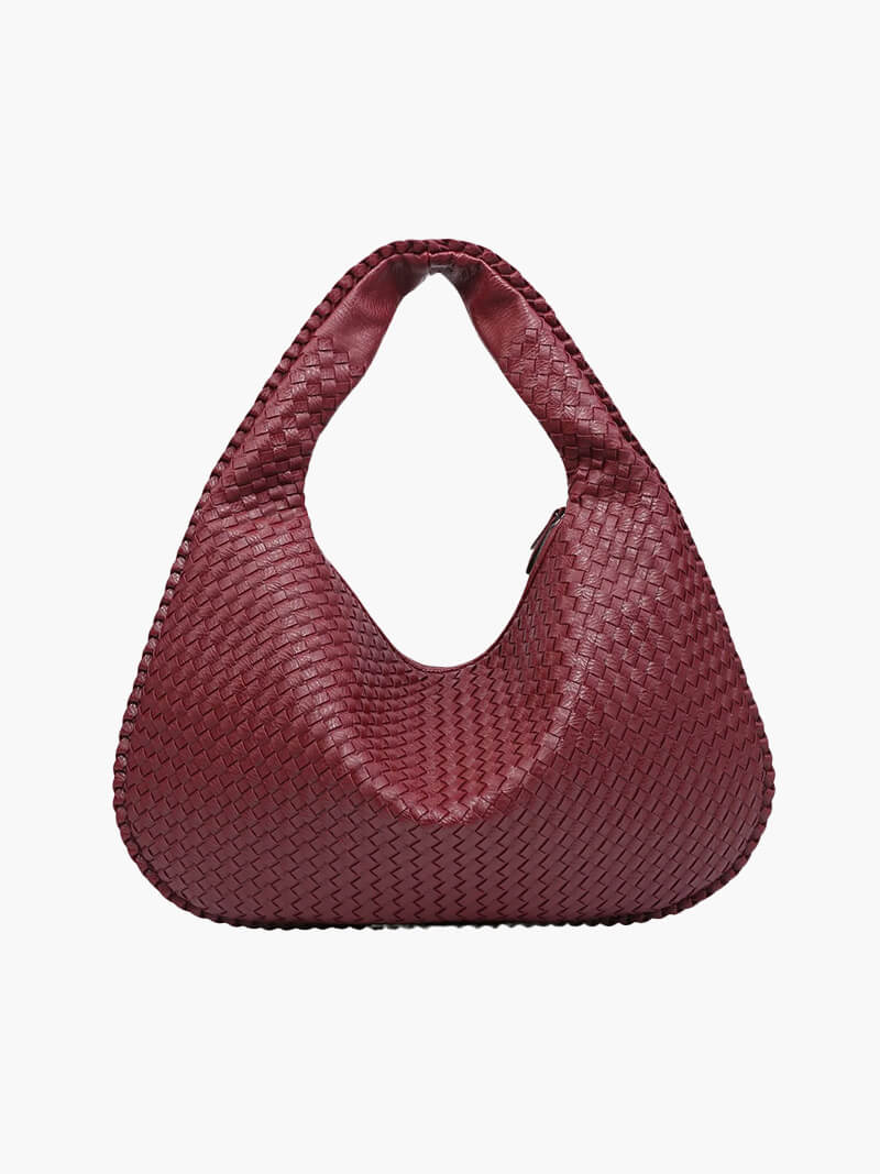 Oversized Woven Tote Bag — women's tote bag, view 2 by Emyri