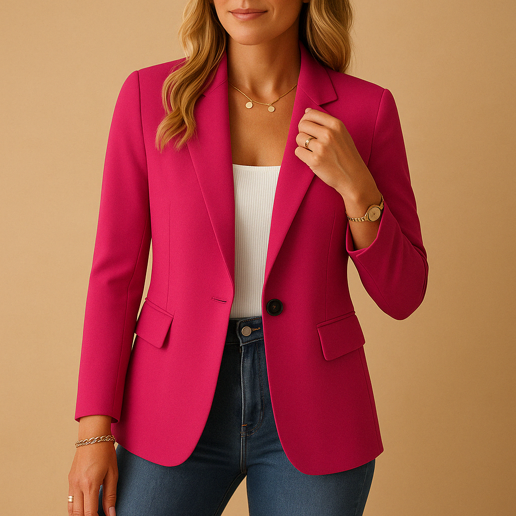 Single-Breasted Tailored Blazer