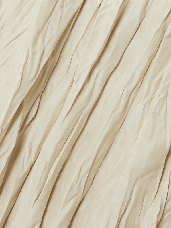 Crinkled Fabric Maxi Dress