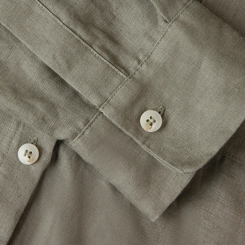 Cropped Oversized Button-Down Shirt