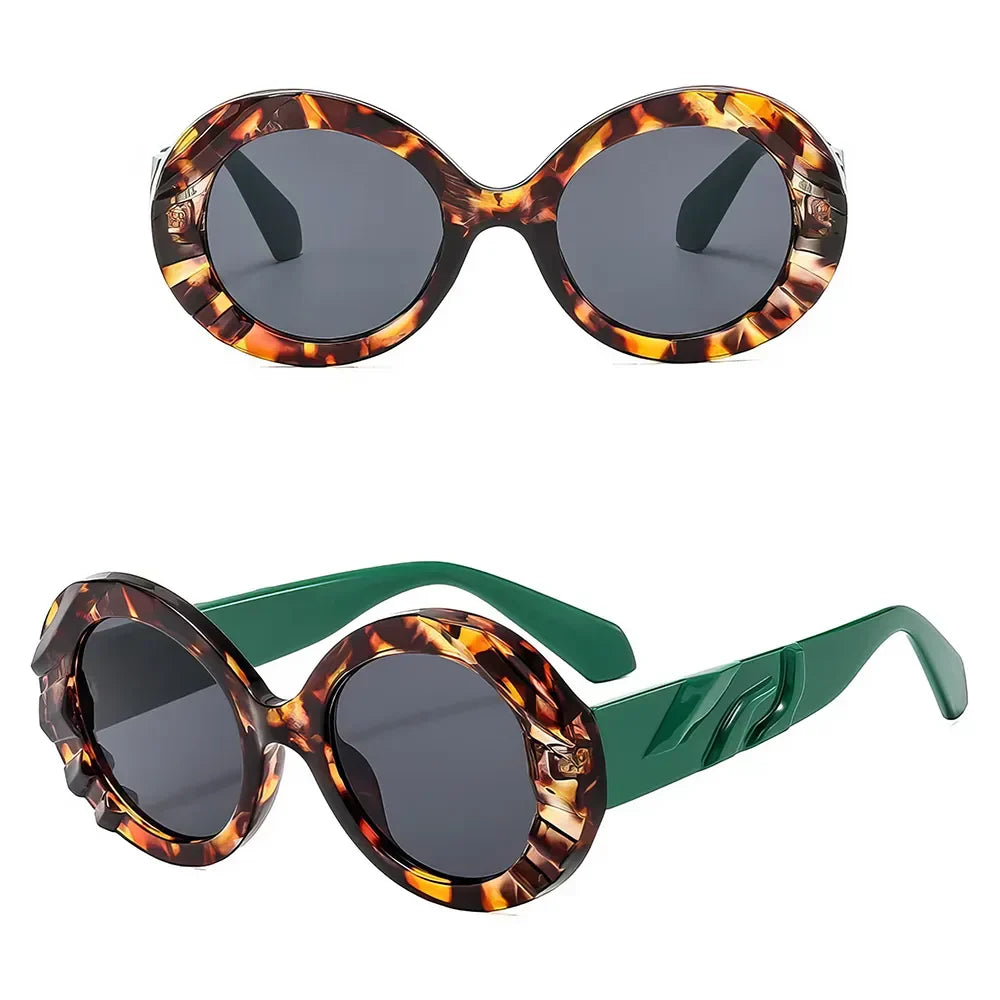 Vintage Round Sunglasses — women's sunglasses, view 11 by Emyri