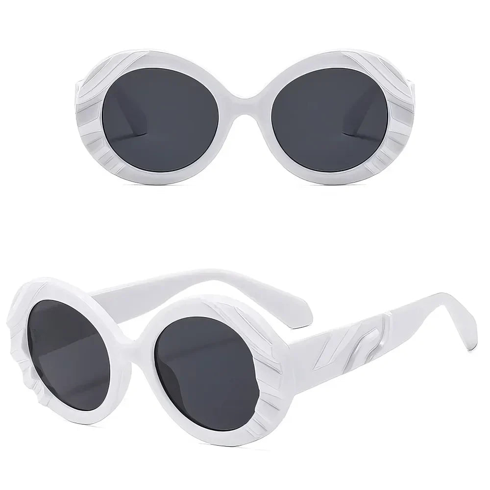 Vintage Round Sunglasses — women's sunglasses, view 9 by Emyri