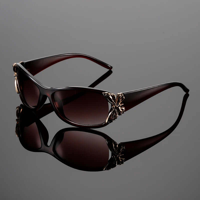 Women's butterfly pendant sunglasses