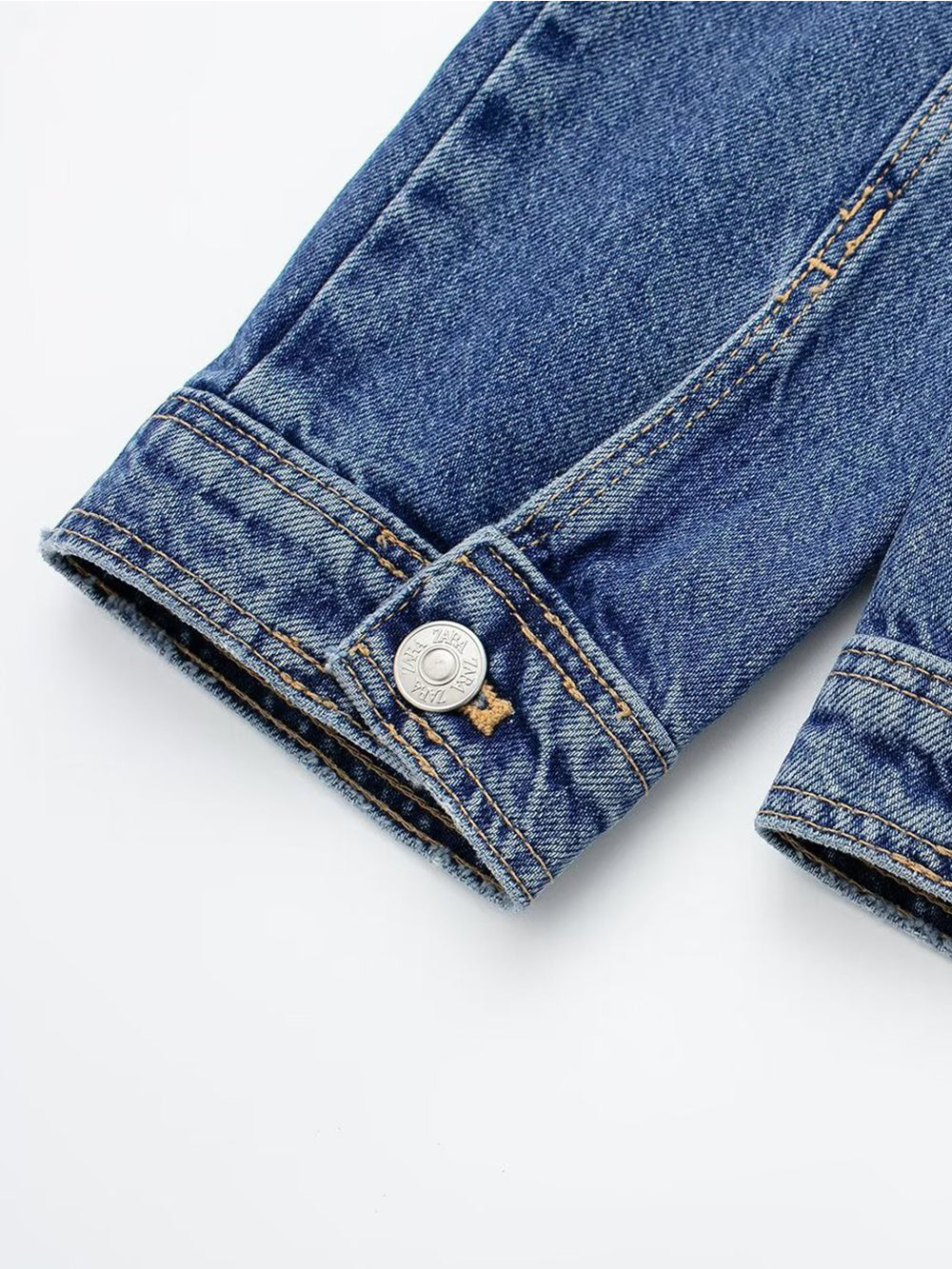 Women's Blue Straight Leg Denim Jumpsuit