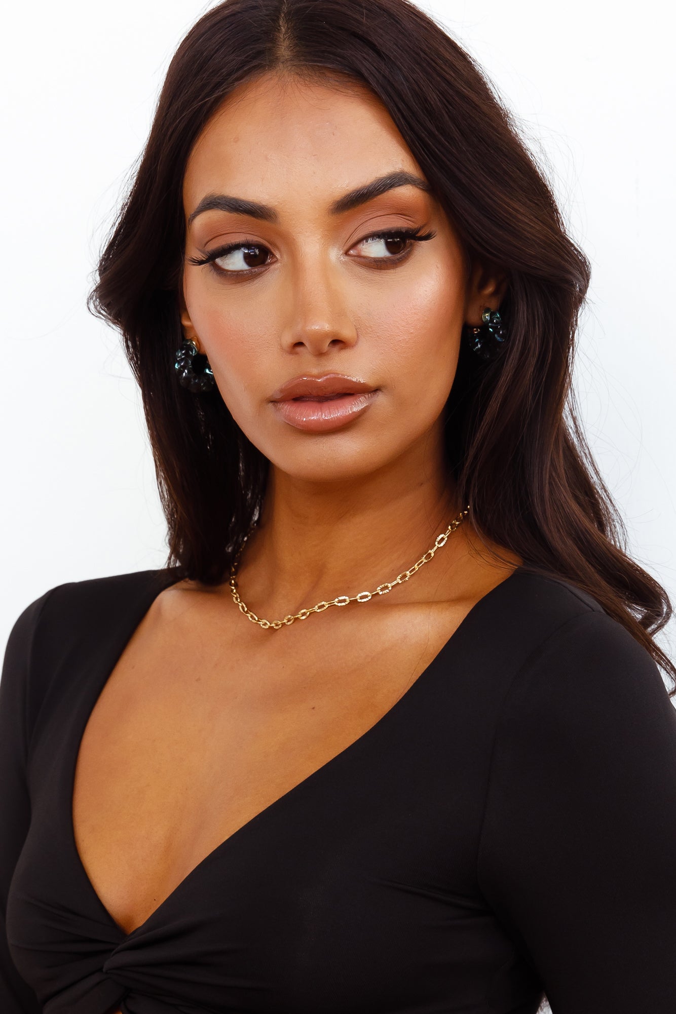 Women's Everyday Gold Chain Necklace — detail view