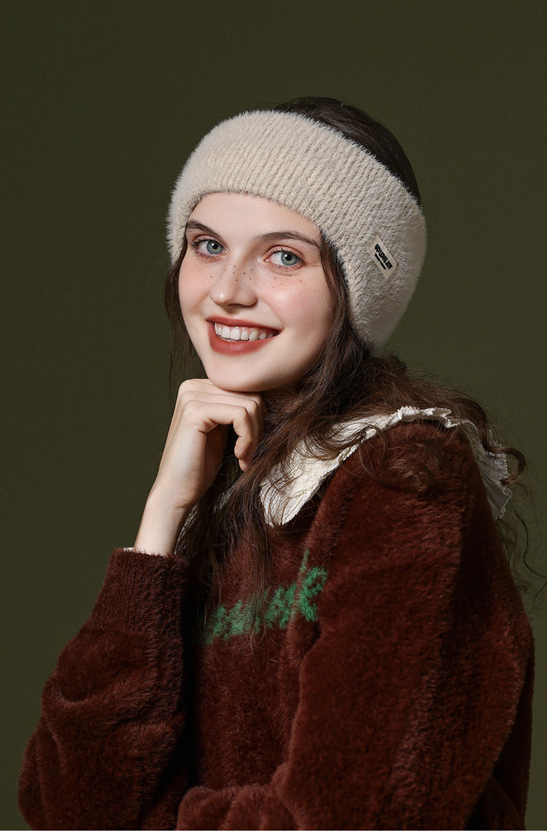 Women's Faux Fur Headband — front view
