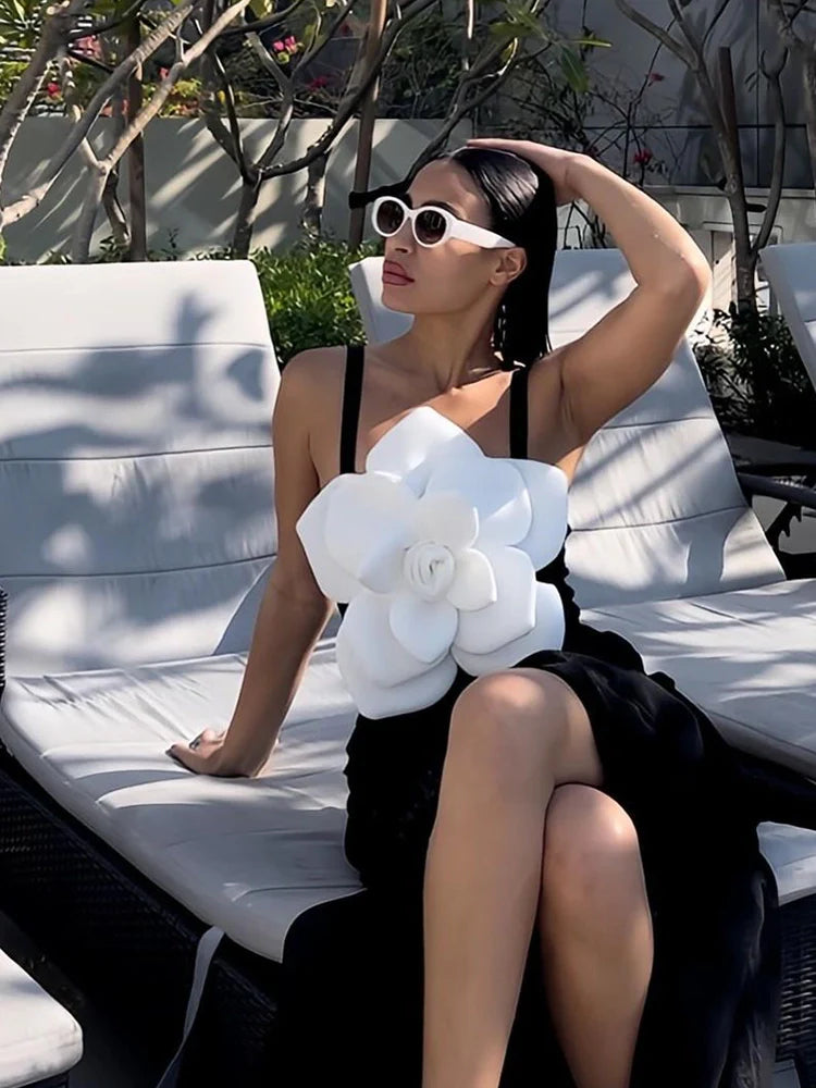 Women's floral accent swimsuit set