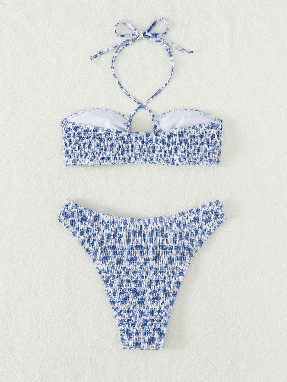 Women's floral halter bikini