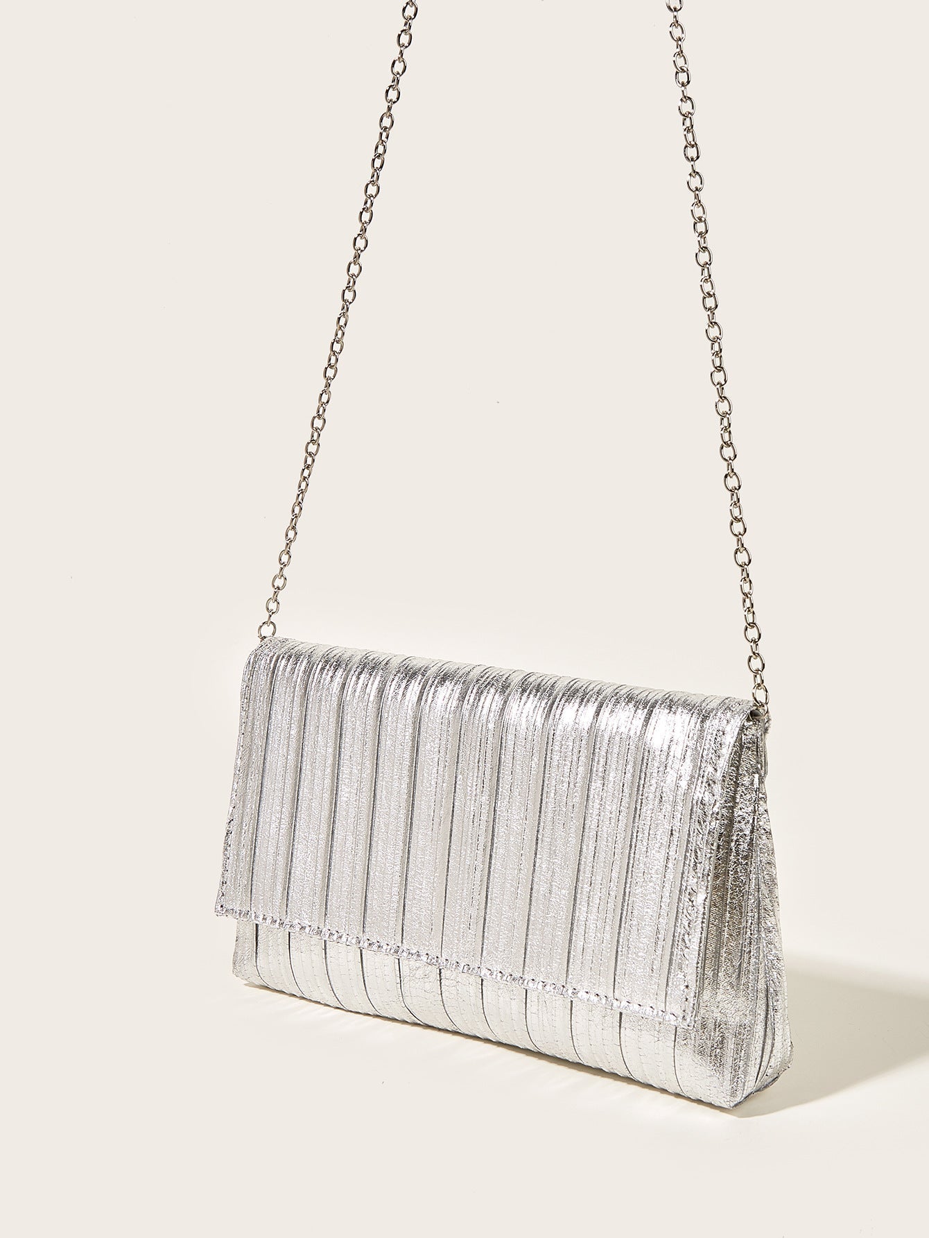 Women's glitter evening clutch bag