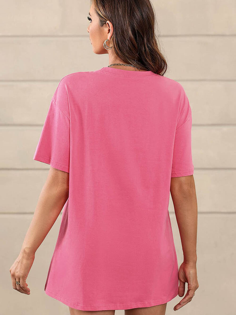 Women's Guitar Print T-Shirt Dress — alternate angle