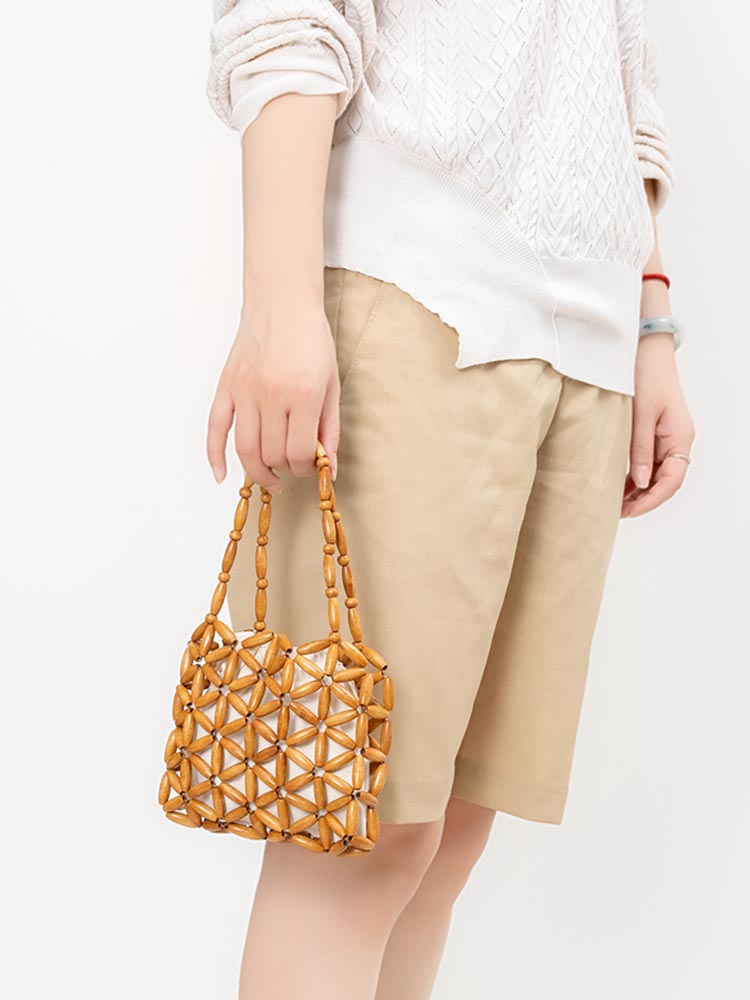 Women's handcrafted woven mini bag