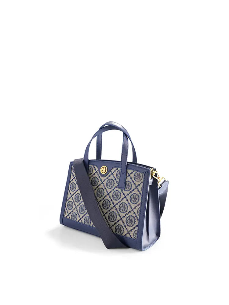 Women's jacquard rhinestone evening tote bag — alternate angle