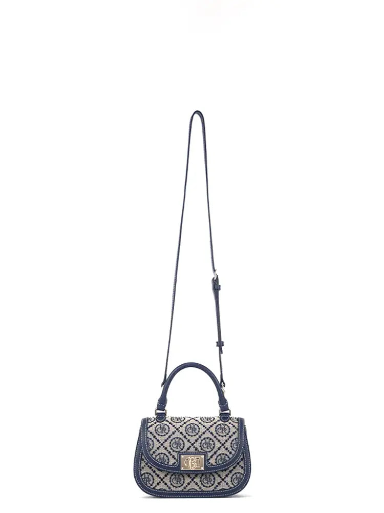 Women's Jacquard Star Top Handle Bag