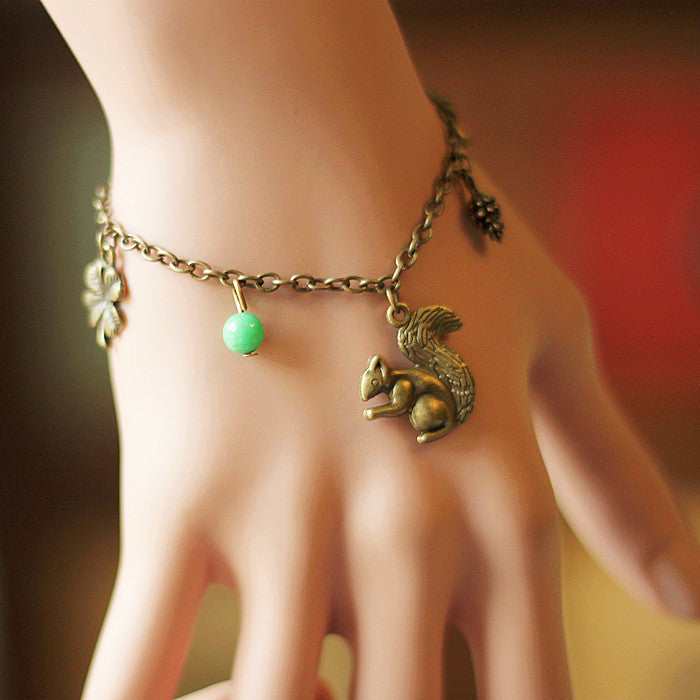 Women's nature charm bracelet