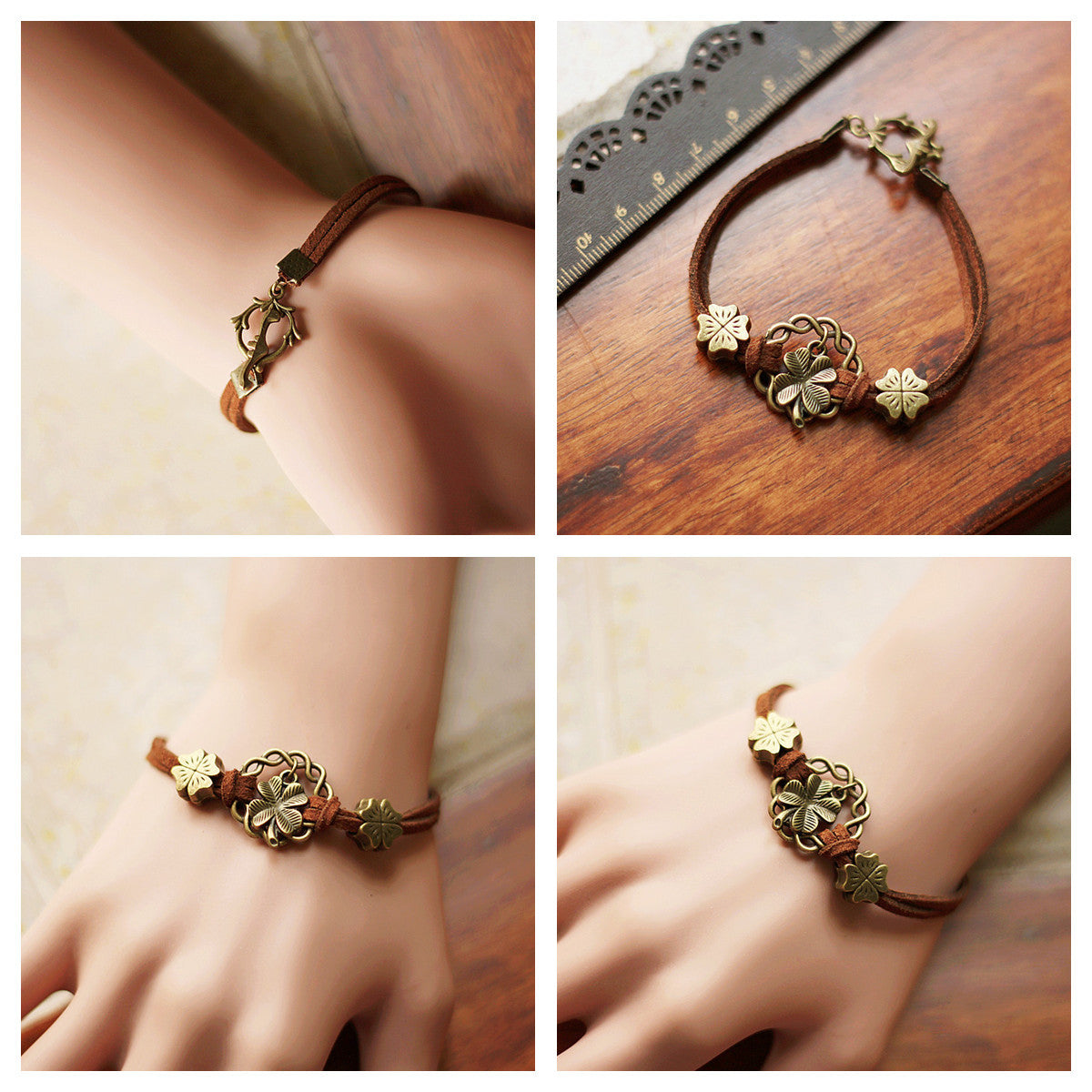 Women's nature charm bracelet — alternate charm detail