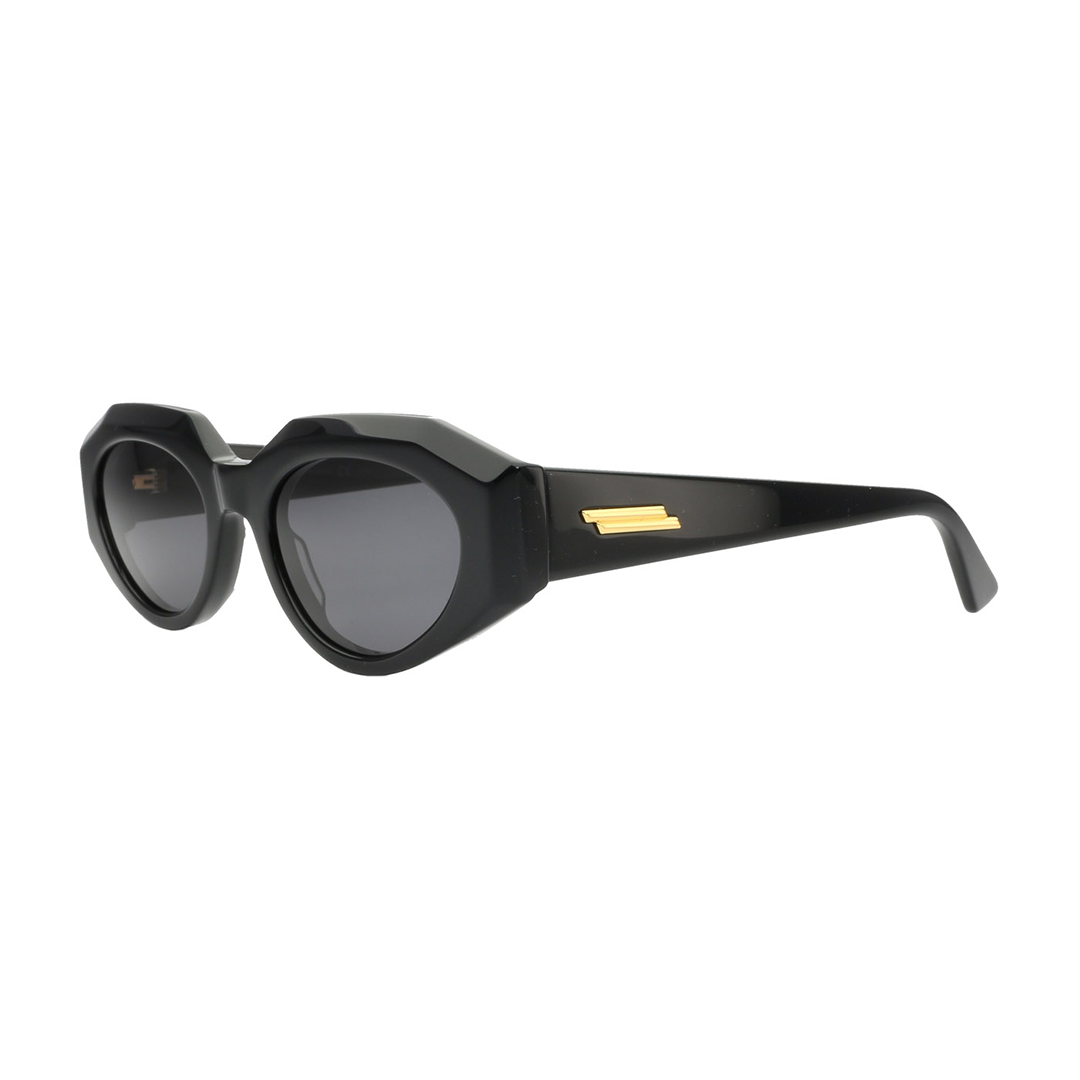 Women's oval acetate sunglasses