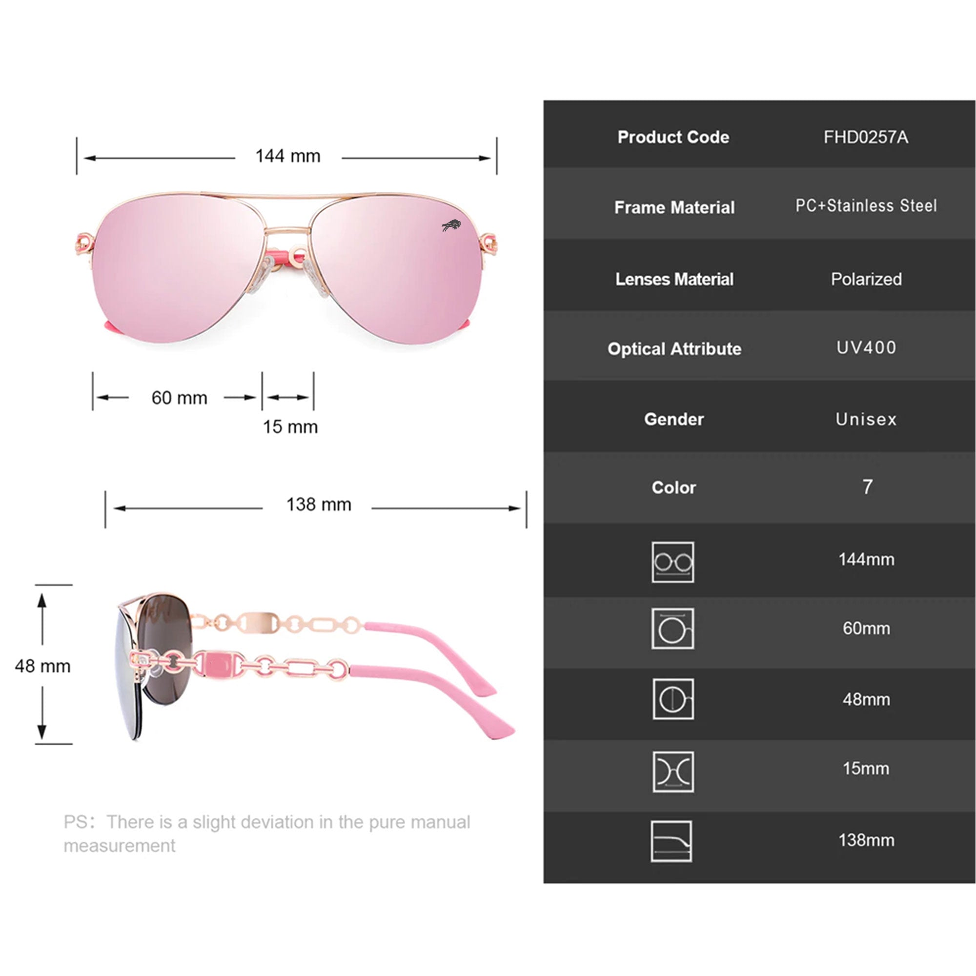 Women's polarized everyday sunglasses
