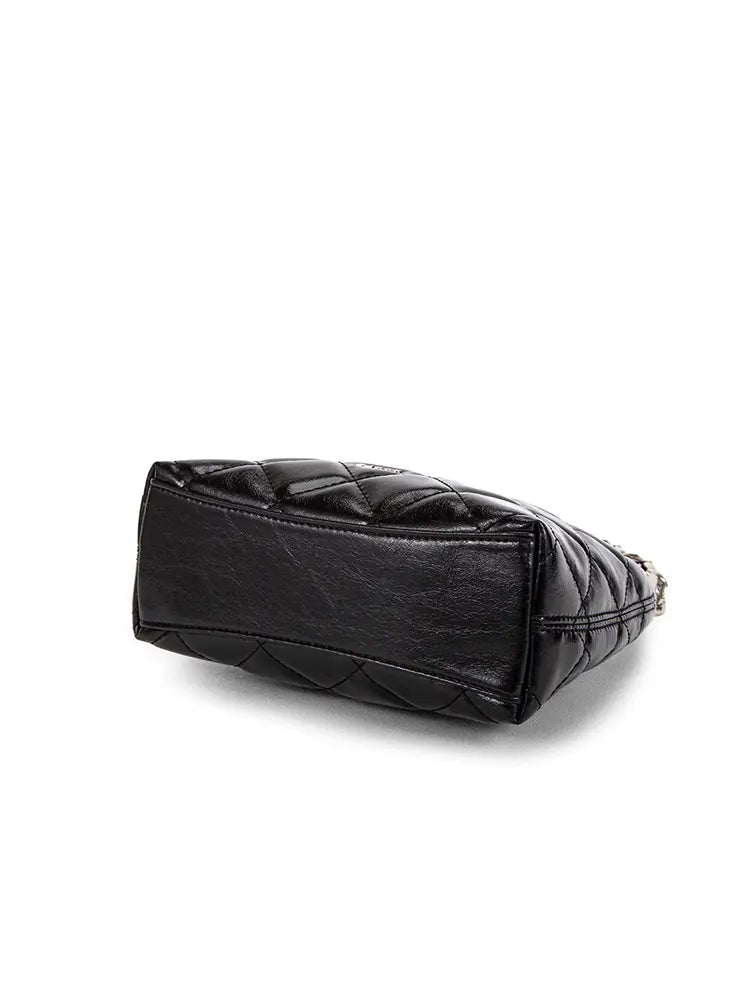 Women's Quilted Chain Shoulder Bag