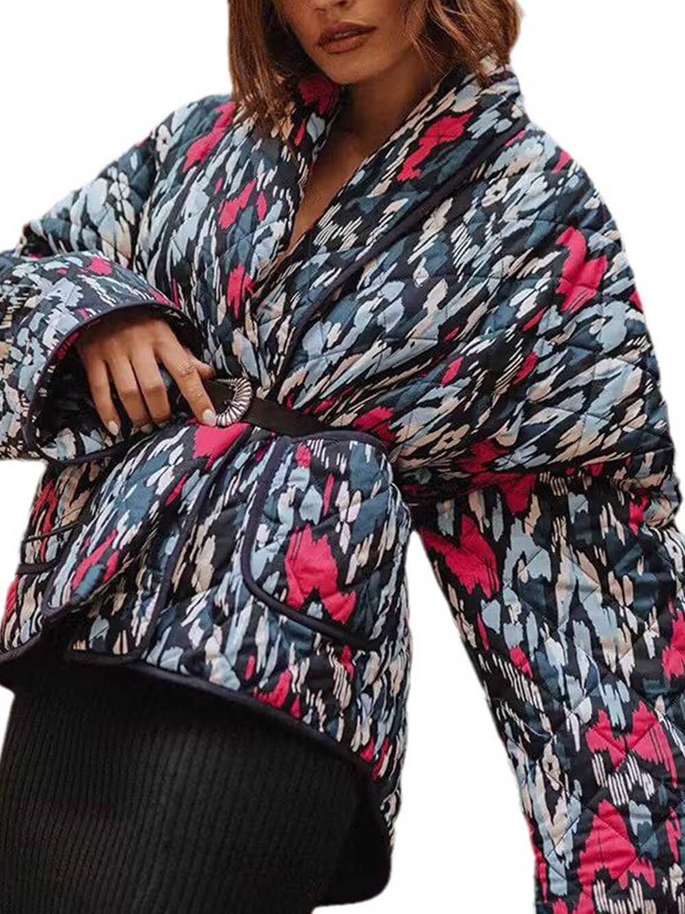 Women's cardigan coat — full length